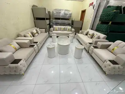 طقم كنب 11 شخص ثلاث قطع ثلاثية وقطعتين مفرد يغطي 4 5 0