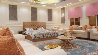 جناح تنفيذي ملكي خاص بجلسة كنب فاخر Vip 28