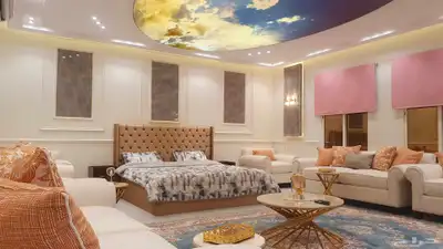 جناح تنفيذي ملكي خاص بجلسة كنب فاخر Vip 15