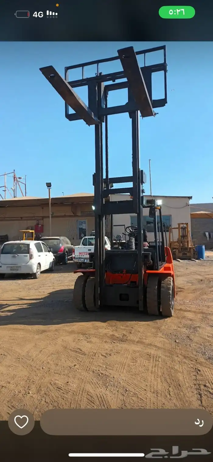 تاجير روافع شوكيه فركلفت وكرينات وسطحات ونش شهري ويومي ومشاو 1