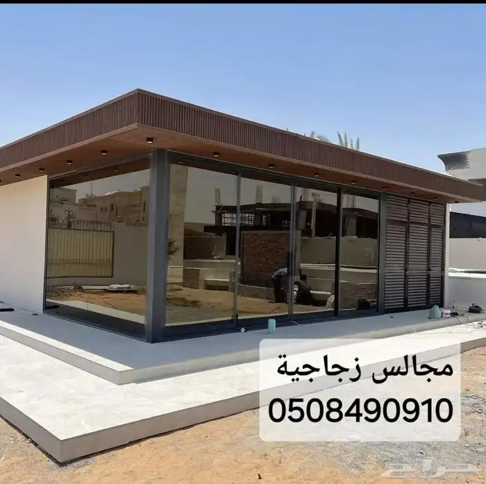 ملاحق ساندوتش بانل سمنت بورد مجالس زجاجية خيام ملكيه مظلات 19
