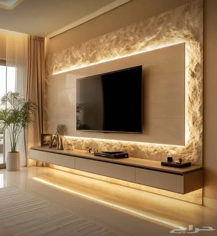 ديكورات حديثه وورق حائط 4