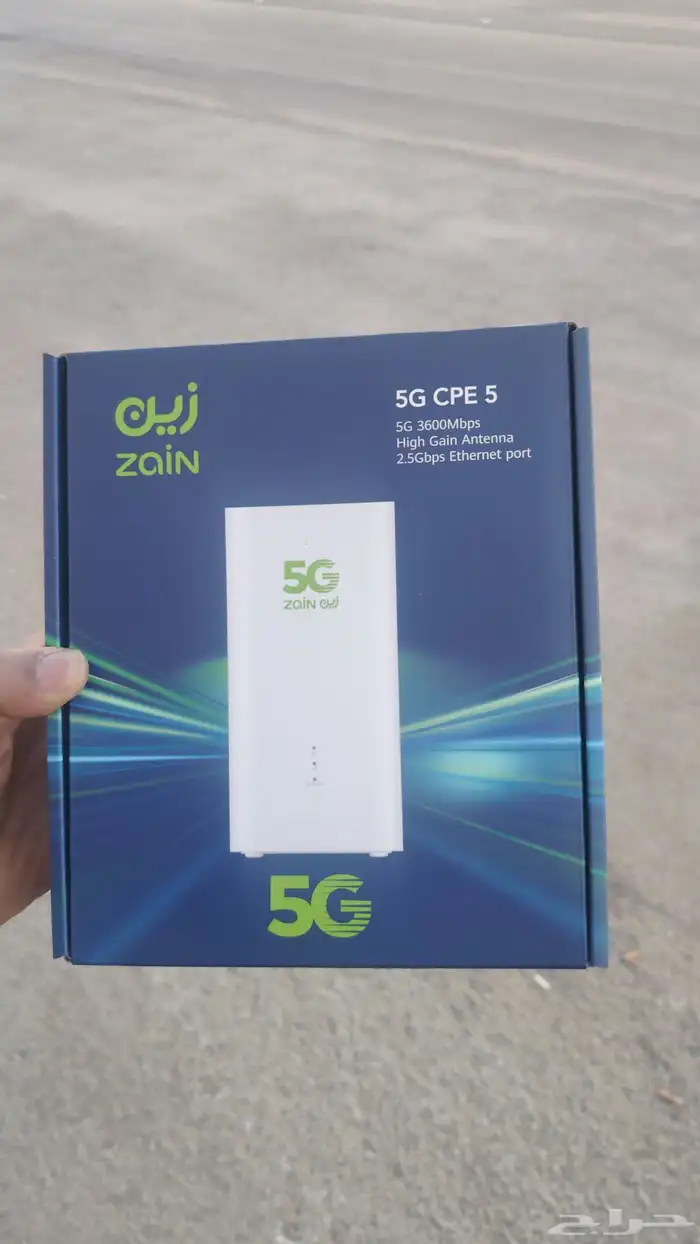 العودة جهاز شركة زين 5G إنترنت لا محدود مفتوح طول الشهر 3