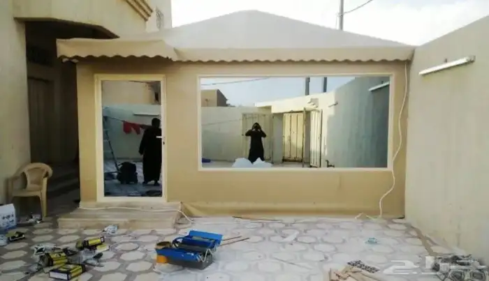 ملاحق ساندوتش بانل سمنت بورد مجالس زجاجية خيام ملكيه مظلات 11