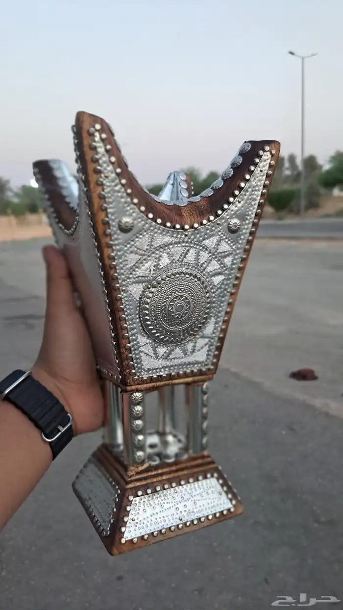 مباخر حائلية خشب أثل ناشف بعدة مقاسات 1