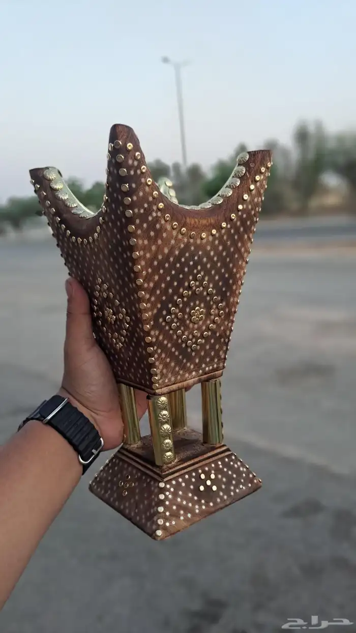 مباخر حائلية خشب أثل ناشف بعدة مقاسات 0