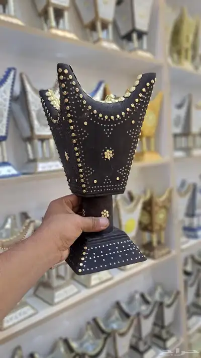 مباخر حائلية خشب أثل ناشف بعدة مقاسات 11