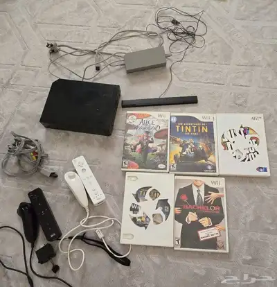 جهاز wii مع ملحقاته 400ريال 1