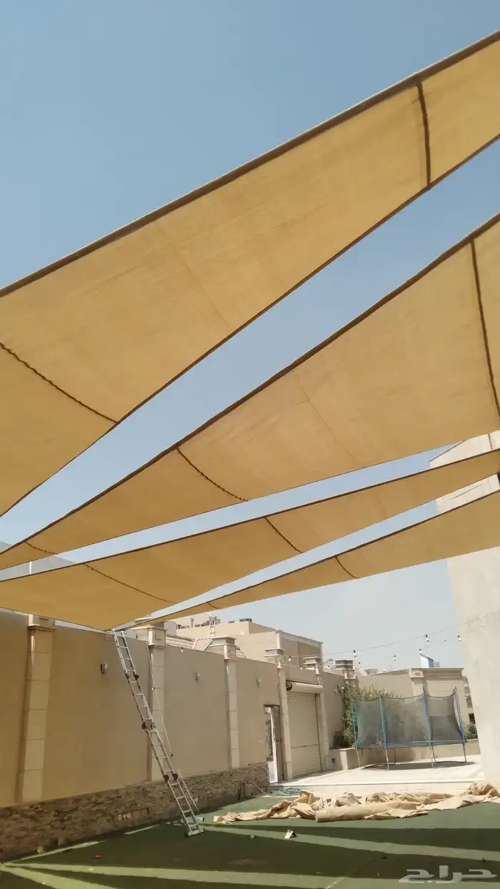 مظلات ظل لمواقف السيارات الداخليه والجلسات الخارجيه بدون حد 3