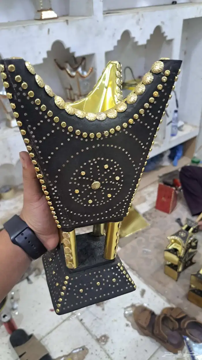 مباخر حائلية خشب أثل ناشف بعدة مقاسات 14