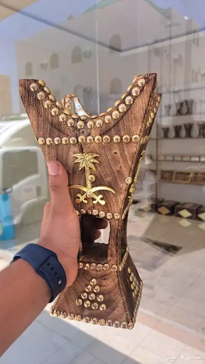 مباخر حائلية خشب أثل ناشف بعدة مقاسات 16