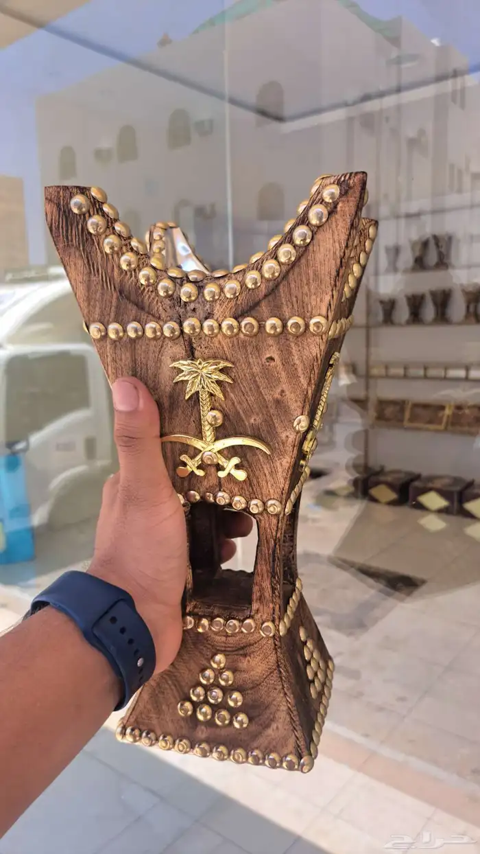 مباخر حائلية خشب أثل ناشف بعدة مقاسات 16