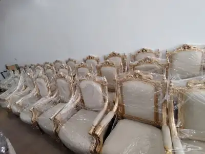 كراسي ملكي كلاسيكي مجدد متوفر 50 كرسي جاهز 0