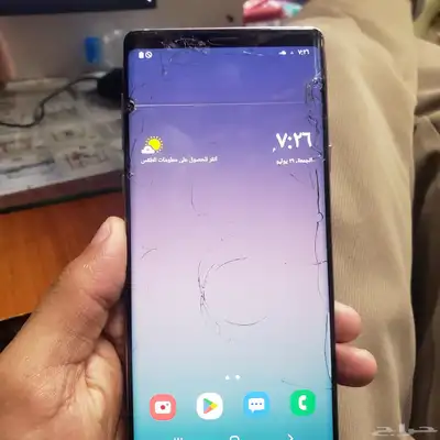جوال سامسونج نت 9للبيع الجوال نضيف من كل شي شاريه قبل شهرين 2