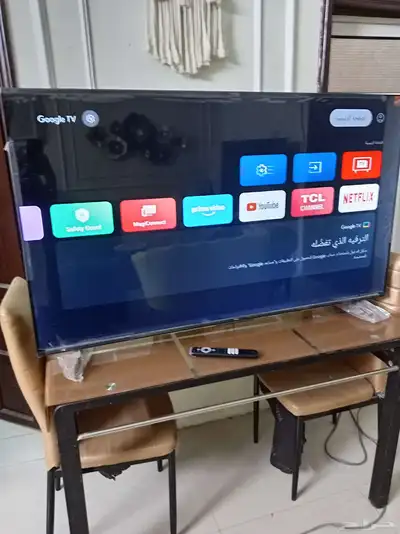 شاشه 55 بوصه سمارت TCL I فيها كل البرامج 4