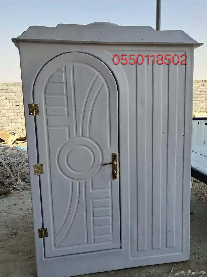 حمامات فيبر جلاس دورات مياه المتنقلة 7