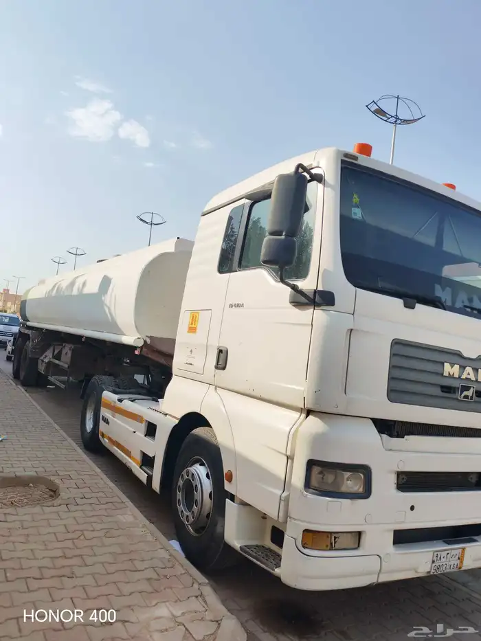 تريلة مان 2006 مع التانكي للبيع 1