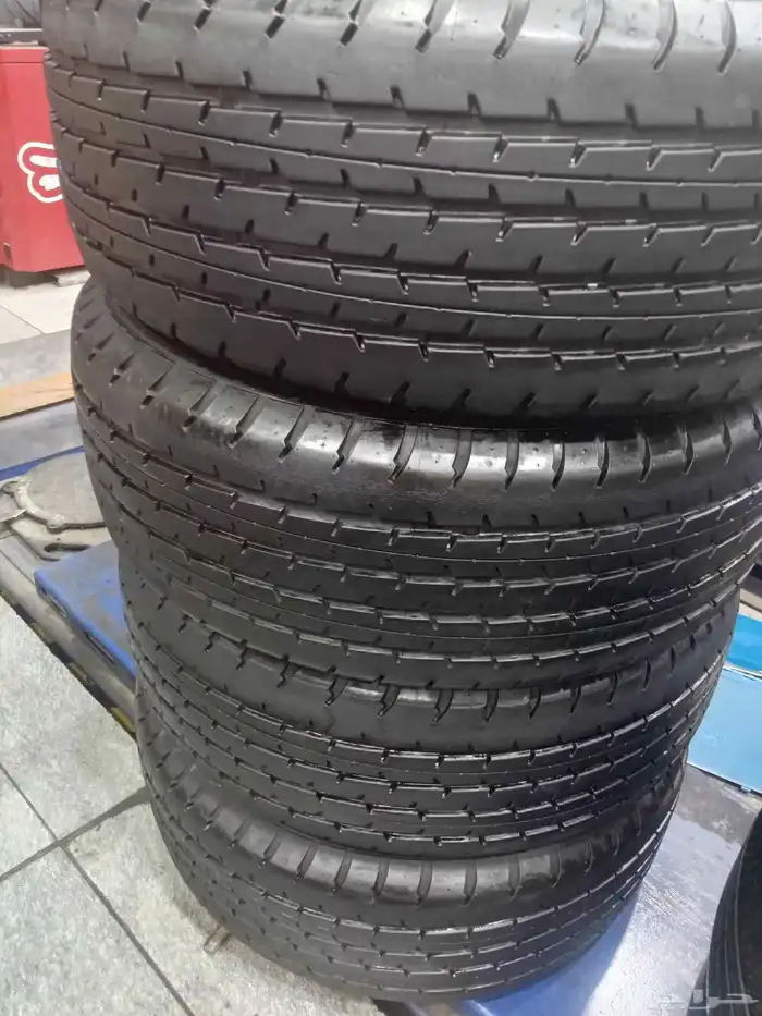 كفرات شبه جديد شوهين 275 65 17 1
