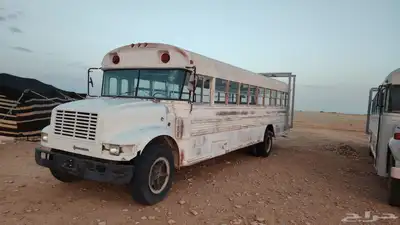 باص انترناشونال موديل 93 ديزل مسقط جير عادي شغال 2