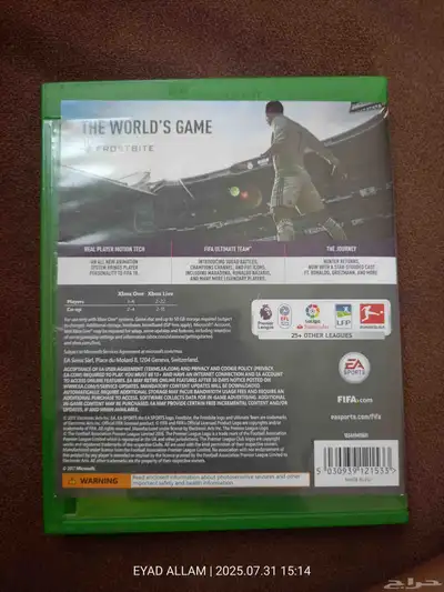 CD Xbox one FIFA 18 1