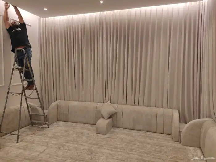 تفصيل و تنجيد كنب و مساند جميع أنواعها 12