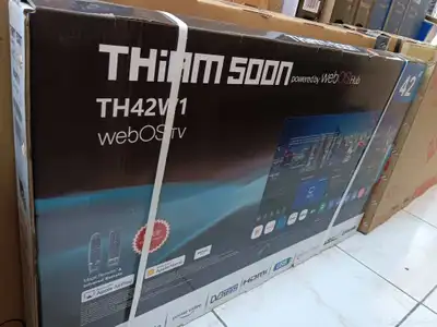 شاشه LED بدون ايطار شاشات تلفزيون سمارت 4k حديثه توصيل مجانا 1