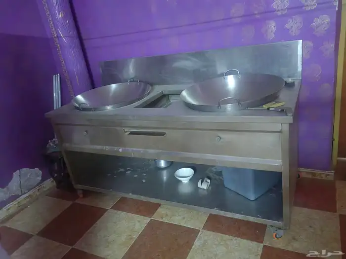غلايه حوضين مترين في 80سم تقريبا تنفع مطاعم بوفيات مناسبات 1