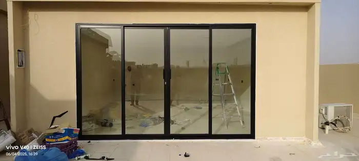 باب المنيوم سحاب شباك المنيوم 4