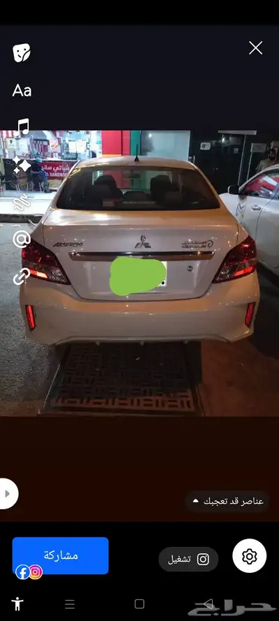 ميتسوبيشي اتراك 2021جديده بدون حوادث كل شئ جديد فيها 3