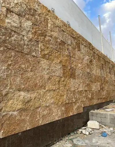 مقاول حجر رخام ميكانيكي ديكورات وجهات حجر ايه انواع 9