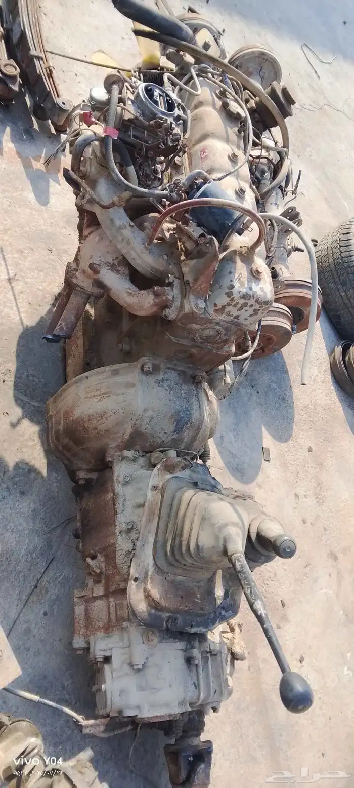 مكينه تويوتا 2 اف مع الجير خمسه تعاشيق تركب موديل 83 0