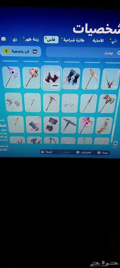 حساب فورت نايت شبه نادر 168 سكن 25