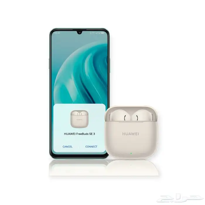سماعة بلوتوث هواوي فري بودز SE 3 أسود وبيج فاتح 4