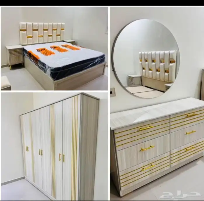 غرف نوم جديده مع تقسيط تابي او تمارا توصيل وتركيب في نفس الي 5