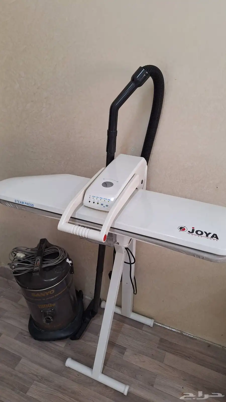 كاوية منزلية JOYA مستعمل نضيييف وايضا مكنسة كهربائي ة SANYO 0