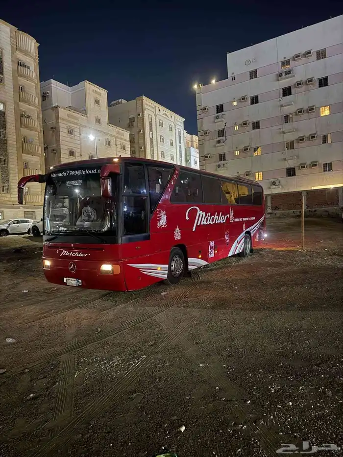 باص ترسيمه مرسيدس موديل 99 للبيع مجدد ومفحوص 0