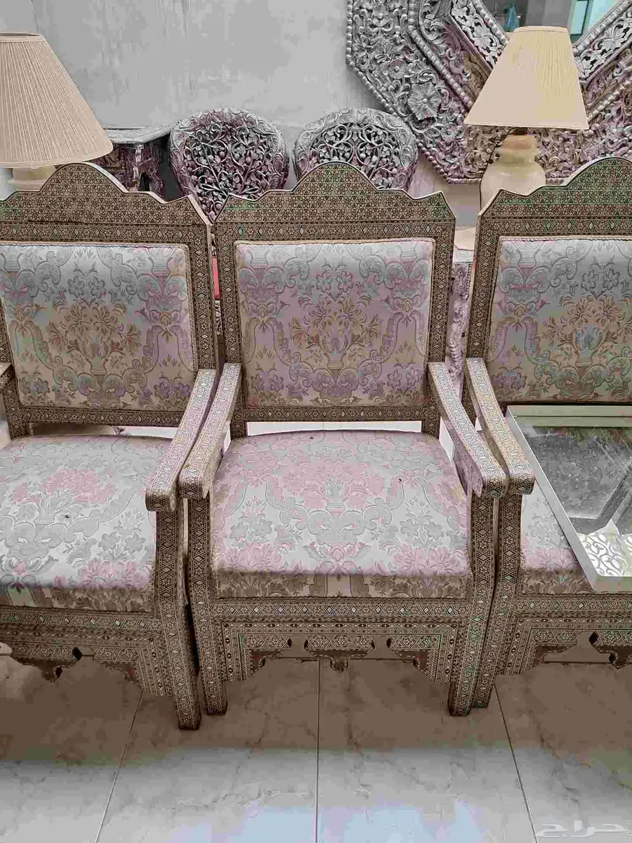 طاولة طعام كراسي 4