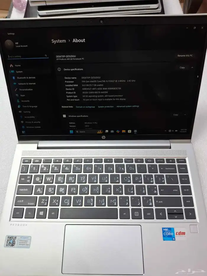 لابتوب أتش بي برو بوك Hp ProBook 440 GB Nootebook 8