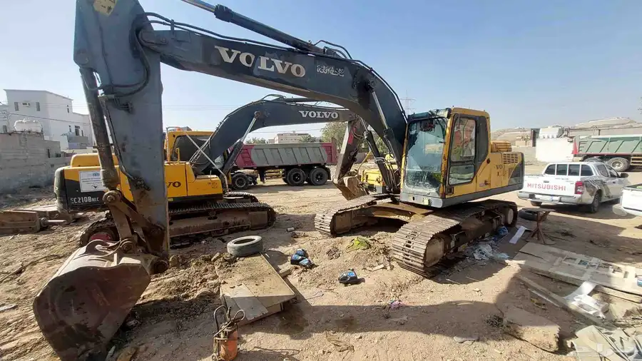volvo excavator 210 6