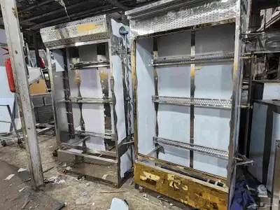 مداخن شوايه دجاج مكانة شورما طاولات أفران استيل 9