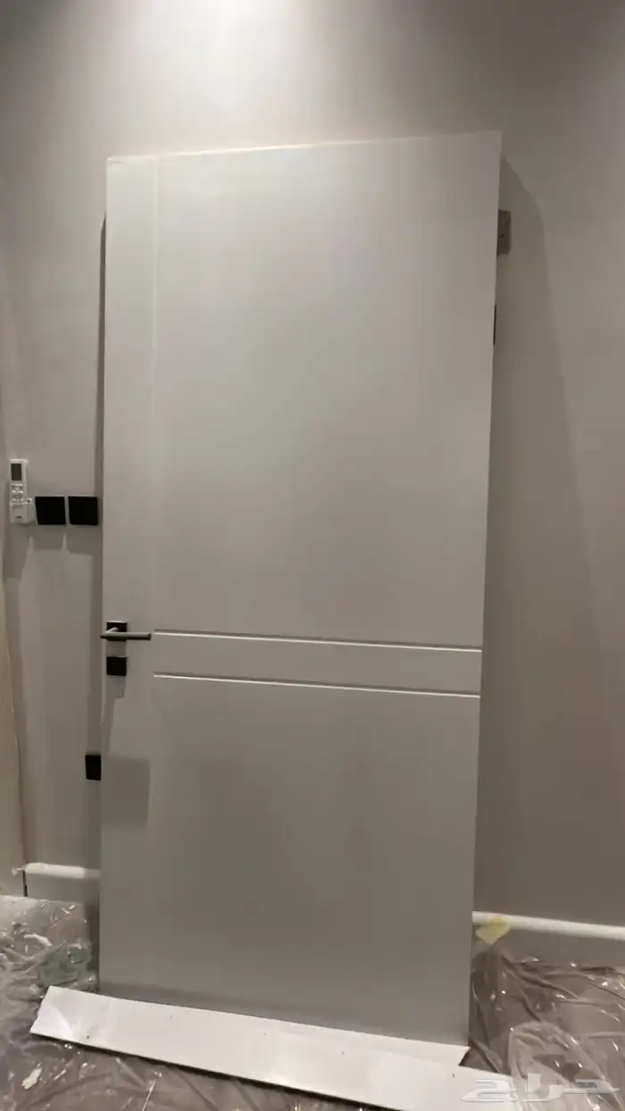 ابواب خشب جديد باب سنديان جوز مغنو 9