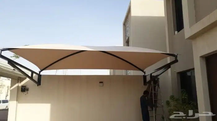 مظلات مواقف سيارات خارجيه وداخليه بشكل ليزر جميل 3