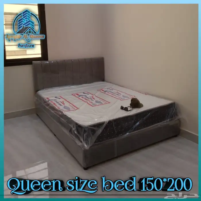 سرير 200 150 مع المرتبه طبي   زنبر 0