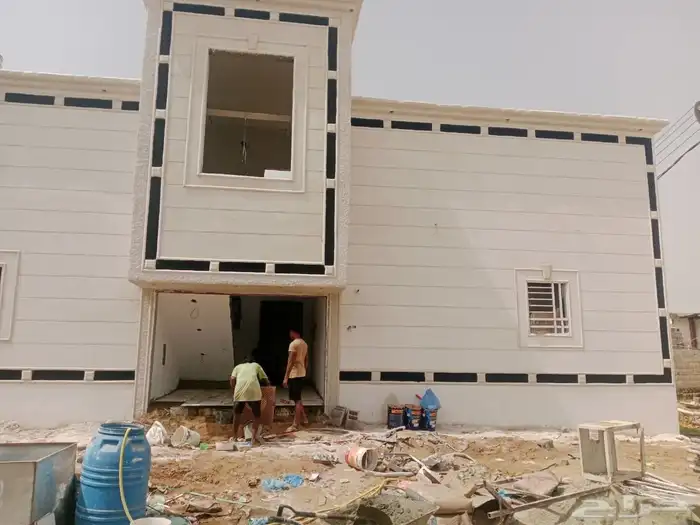 تلييس وجهات خارجيه ملونه بطحى الرياض 2