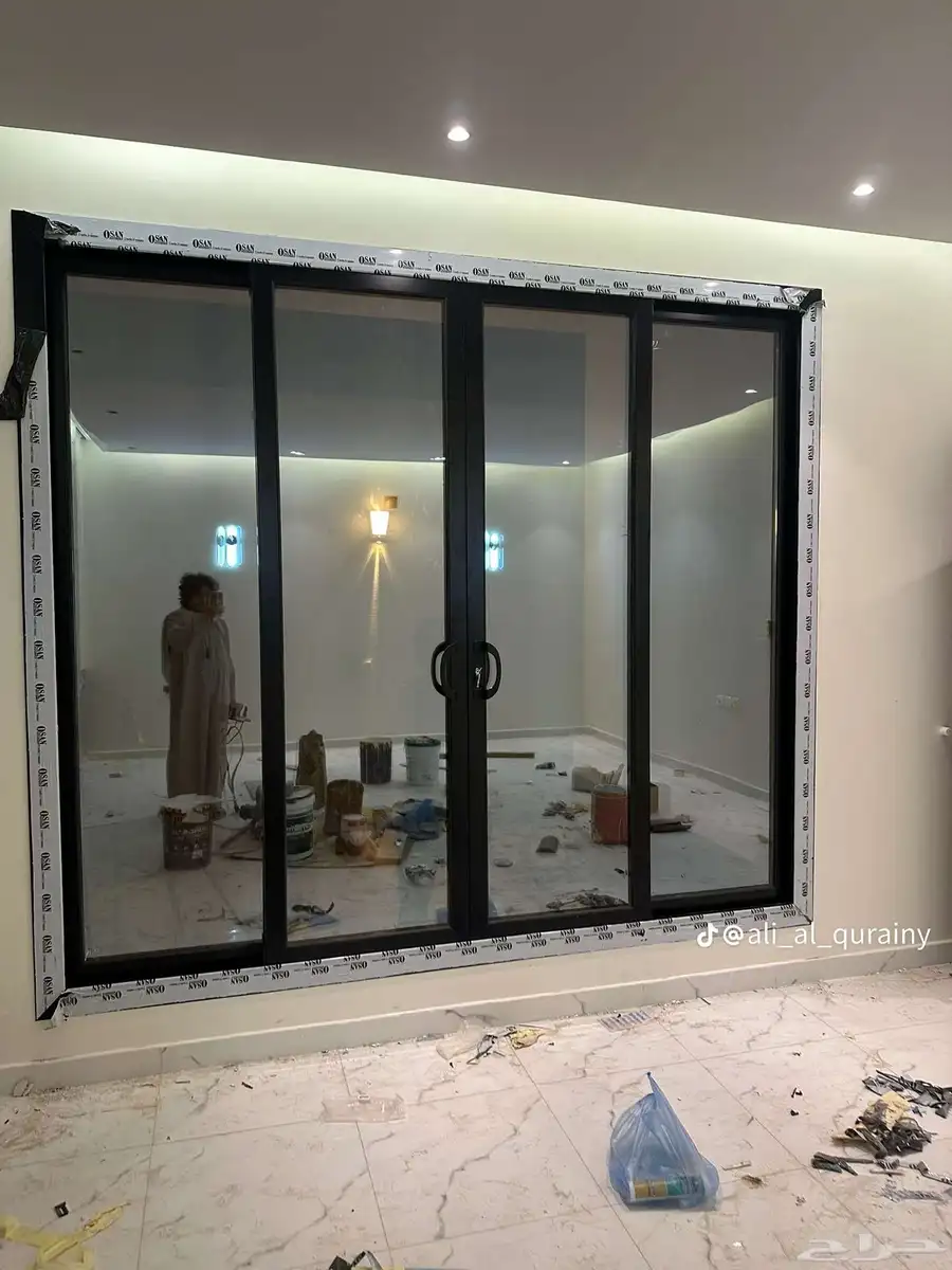 شبابيك سحاب أبواب الالمنيوم استركشر كرتون 9