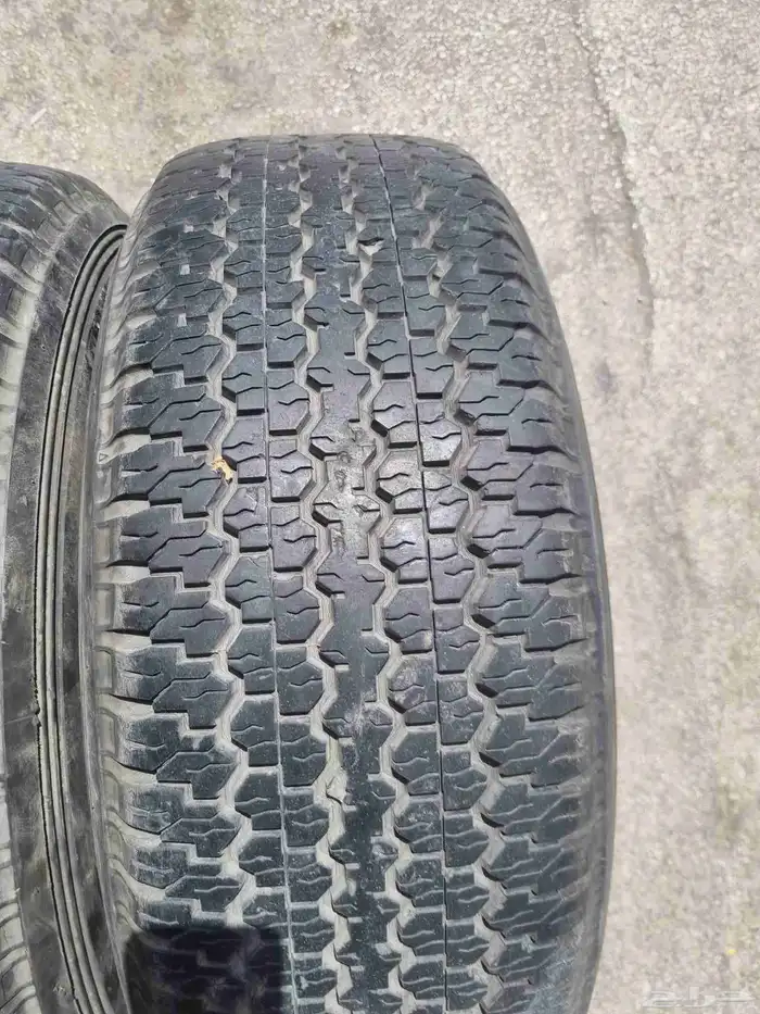 265 70 17دنلوب الكفرات نضيفه شرت 6