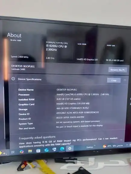 لاب توب ديل 4
