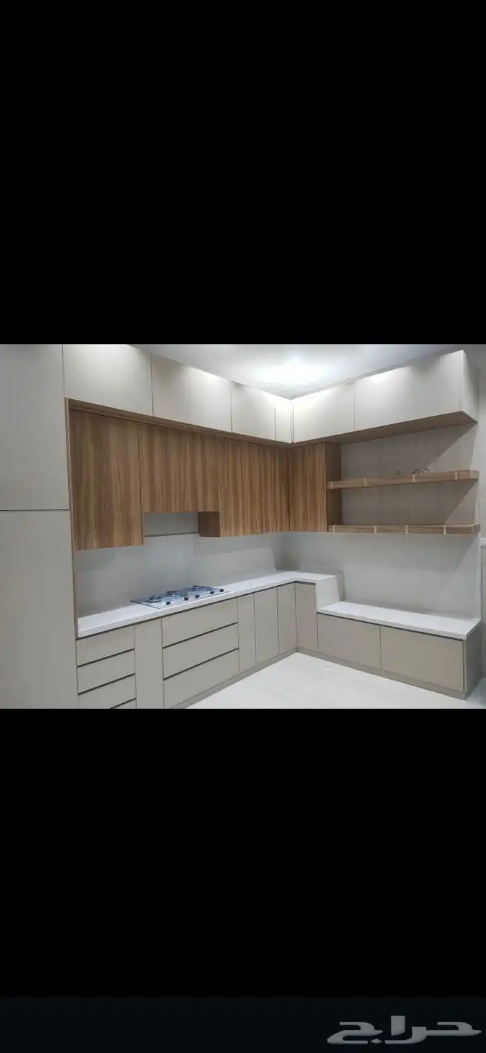 مطابخ مودرن تفصيل صاج المنيوم الماني مفصلات هيدرولك ايطالي 0