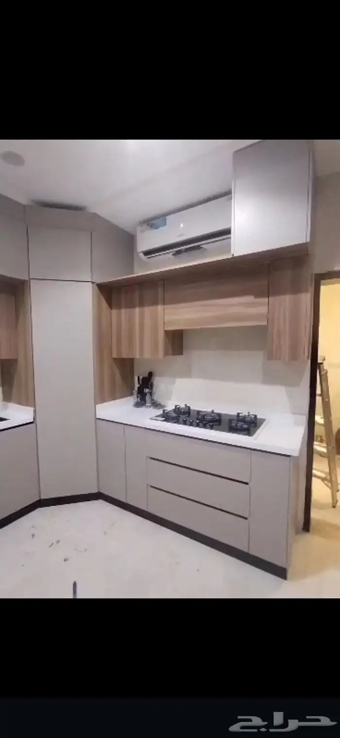 مطابخ مودرن تفصيل صاج المنيوم الماني مفصلات هيدرولك ايطالي 7