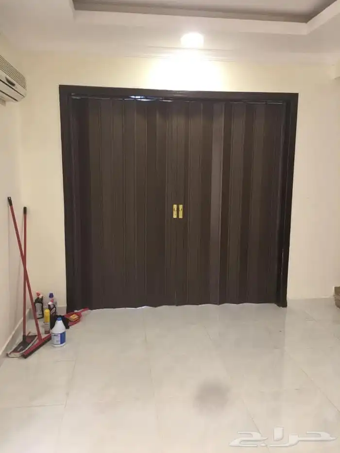 ابواب سحب سحاب سحابة جلد وبلاستيك كورديون 1